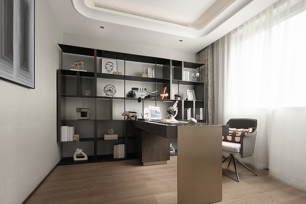 德方圆 | 380㎡现代别墅,轻奢有度,简而不凡!-44