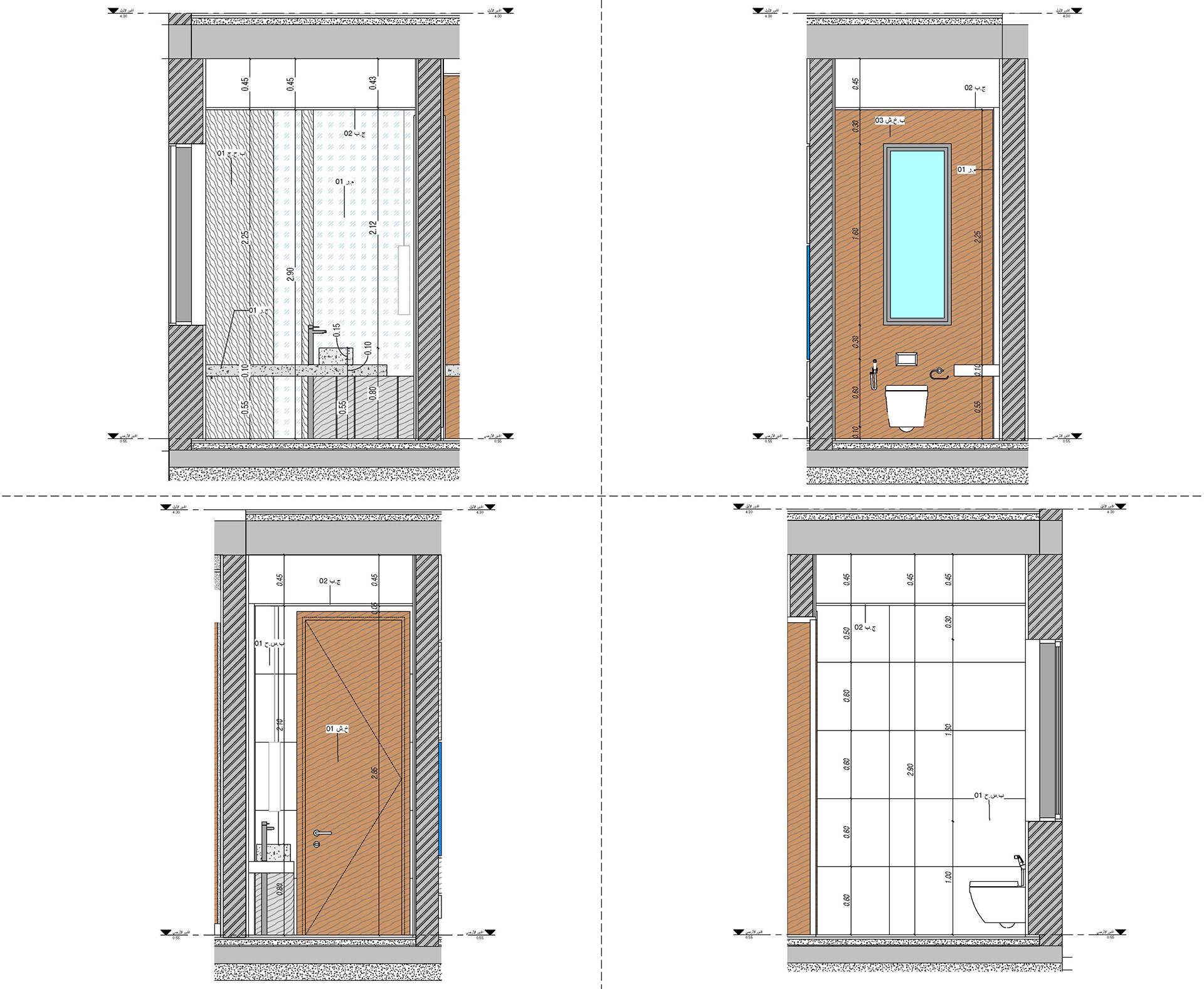 A·A 现代别墅室内设计丨沙特阿拉伯丨Bariq Consultants-28
