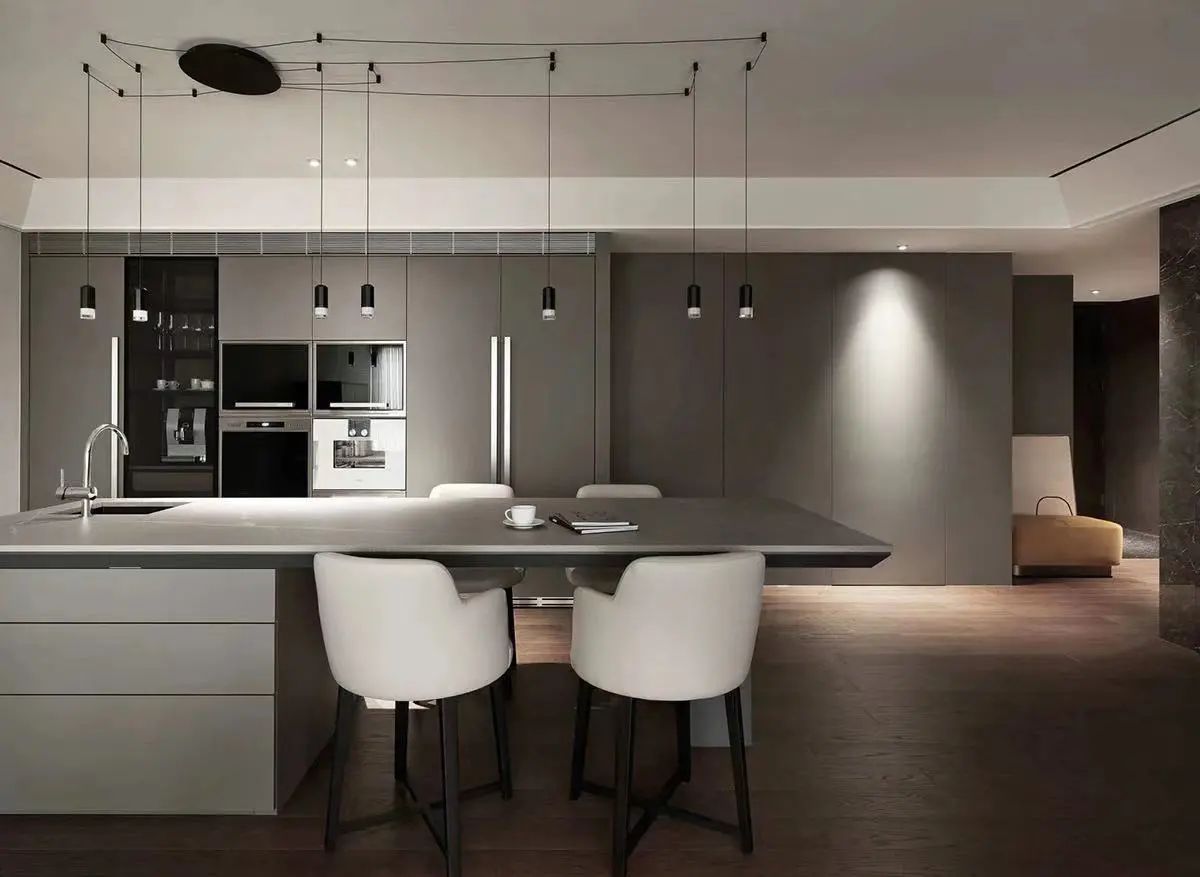 台中 132㎡灰棕色调住宅丨中国台中丨分子设计工作室-12