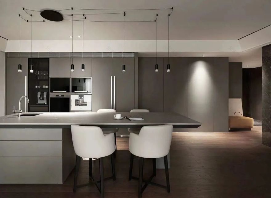 台中 132㎡灰棕色调住宅丨中国台中丨分子设计工作室-12