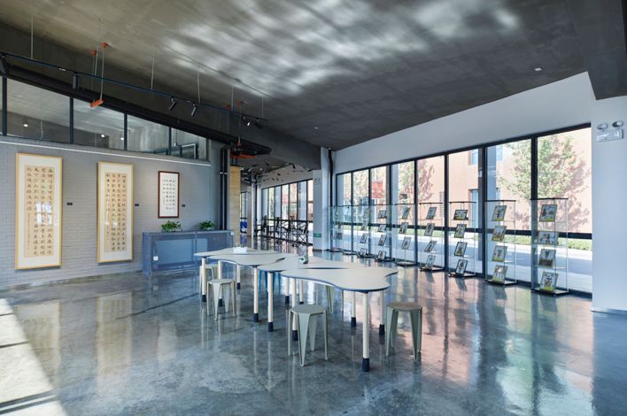 北京外国语大学附属如皋龙游湖学校的现代江南校园空间-42