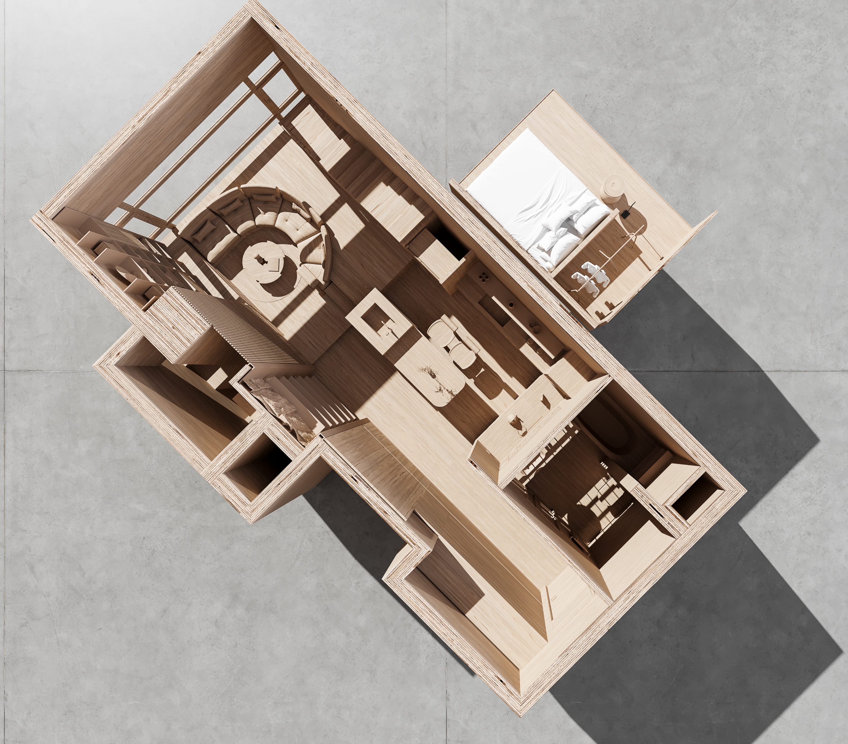 小户型逆袭！花西老师公寓设计展现空间魔法-4