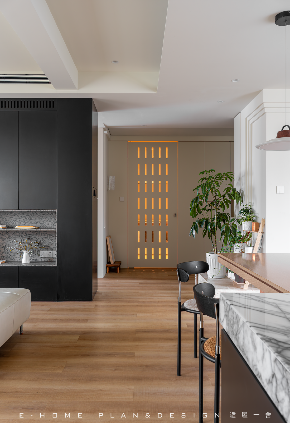 100㎡的独处自由,把三间卧室变成客餐厅-17