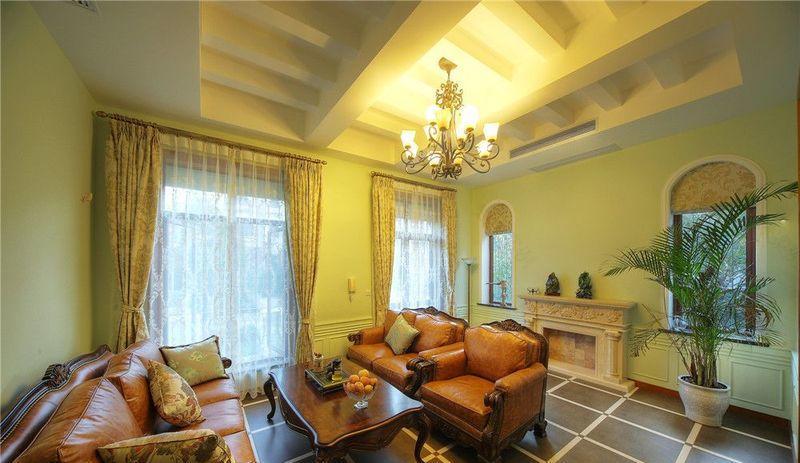 上海环球翡翠湾美式别墅装修实景展示-5