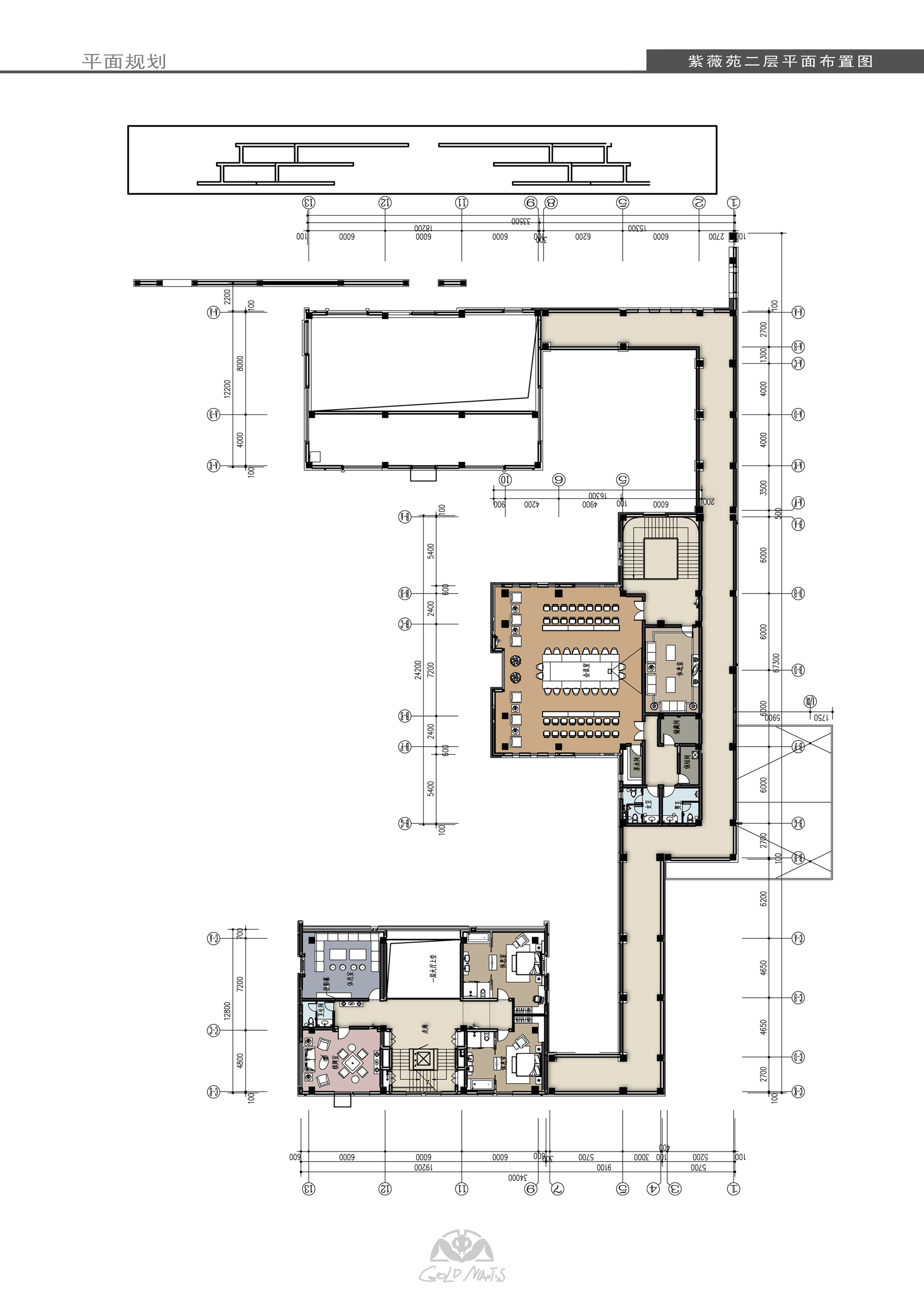 金螳螂  新中式风格紫薇园会所室内概念方案高清效果图-32