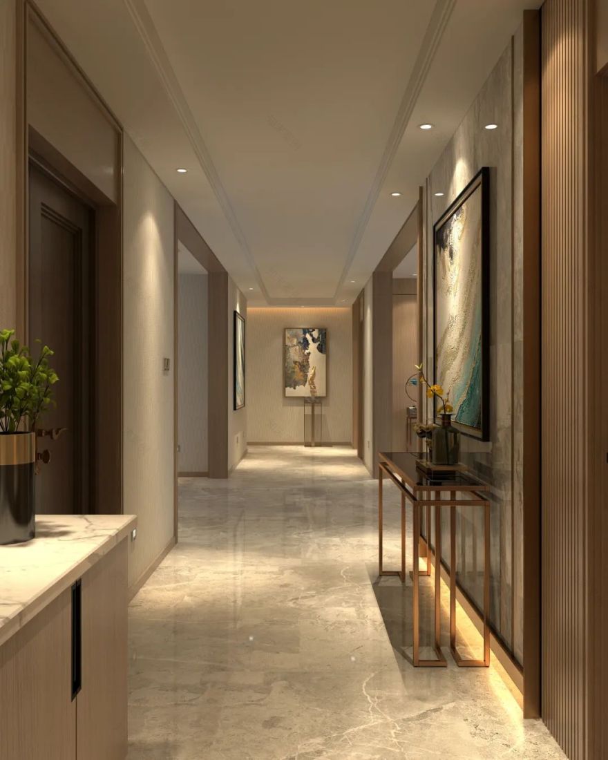 现代中式沿湖公馆,传统与舒适的完美融合-18