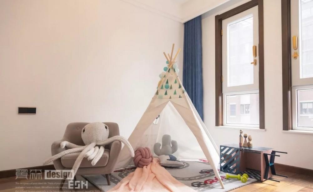 三室两厅的轻奢浪漫空间,互动式设计展现生活美学-72