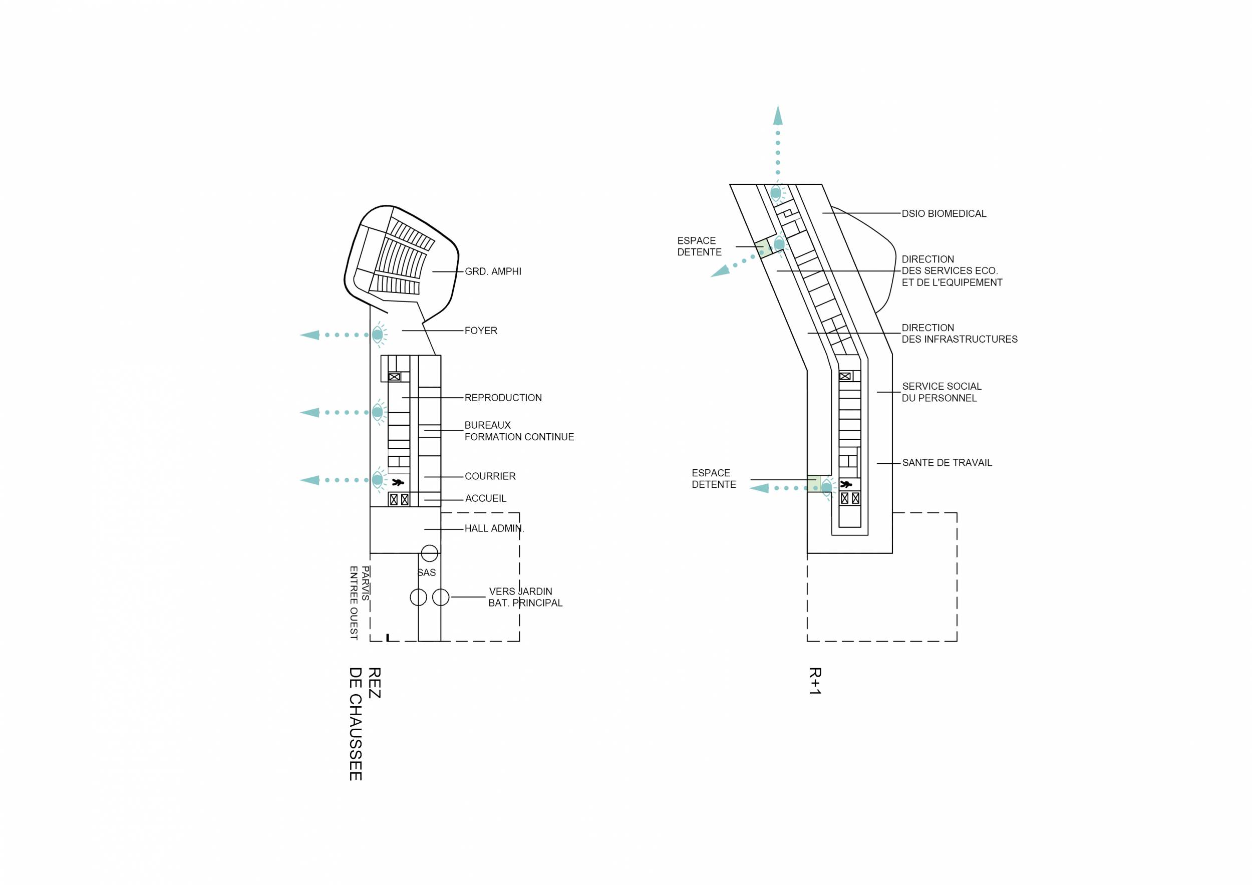 Caen大学医院翻新及扩建项目丨FranceCaen丨Ateliers 2,3,4,-37