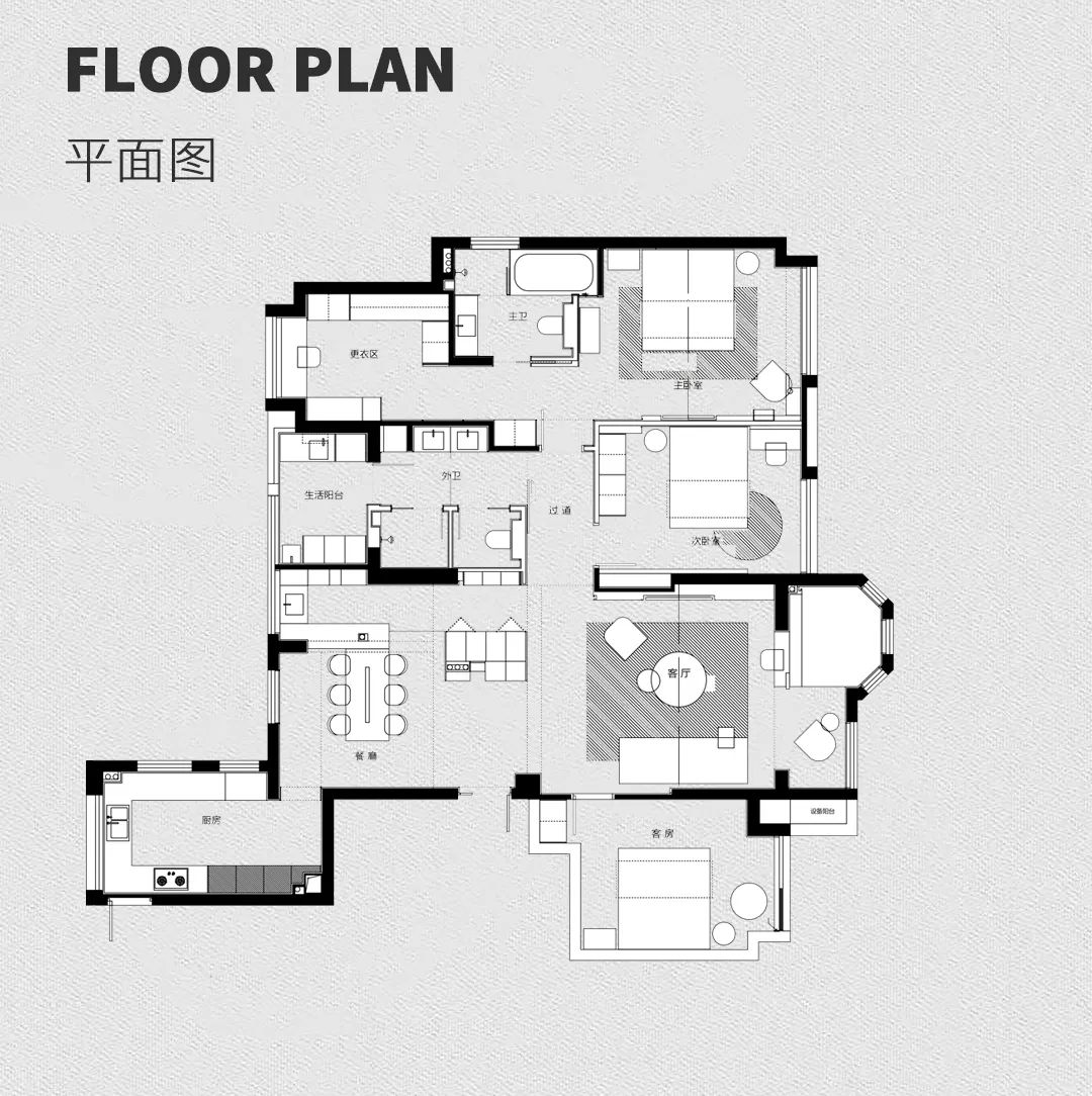 城市家园 · 现代简约舒适家居设计丨王绍桔-10