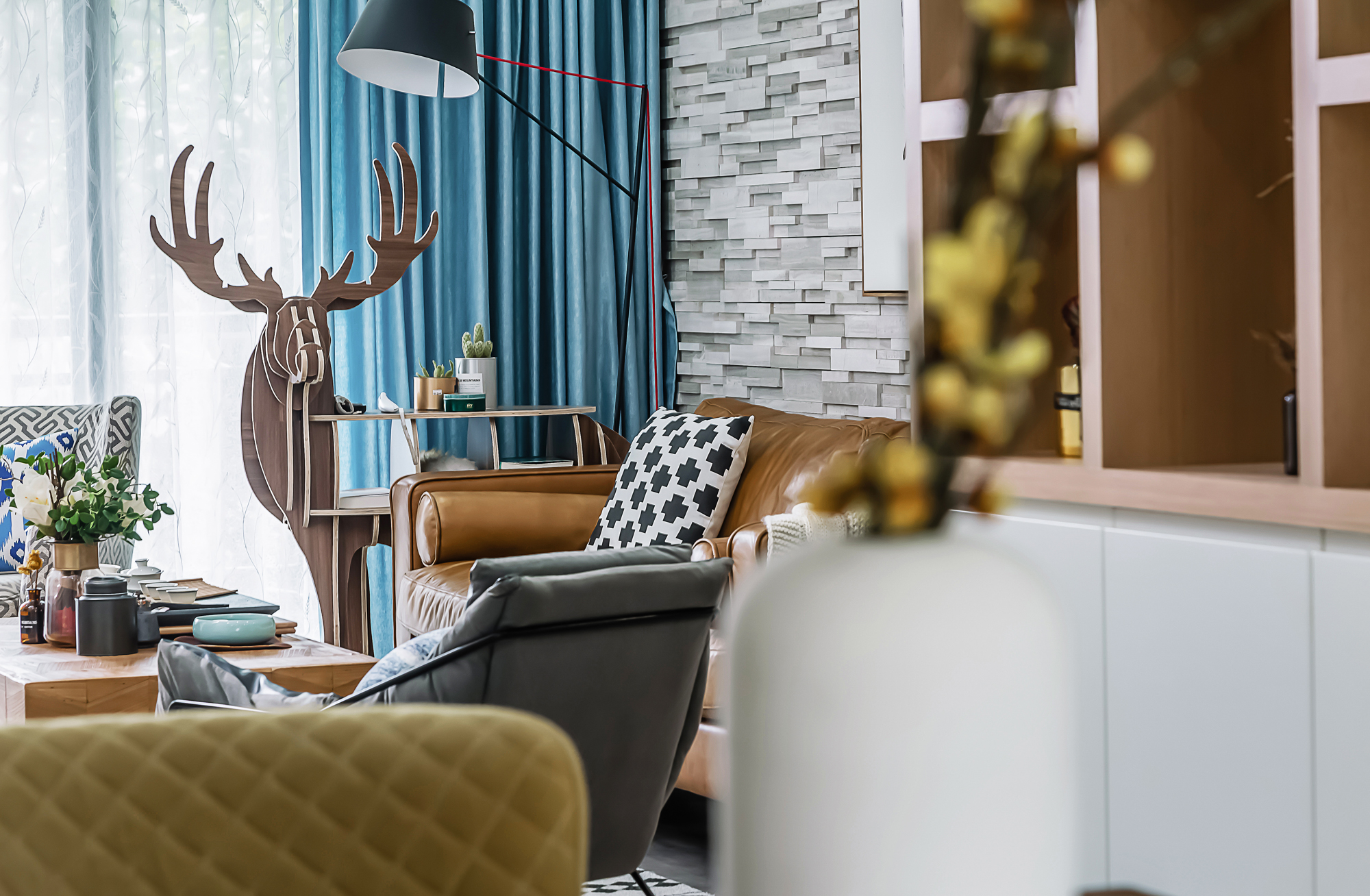 杭州捌零玖零设计|【风信子】135㎡现代北欧-22