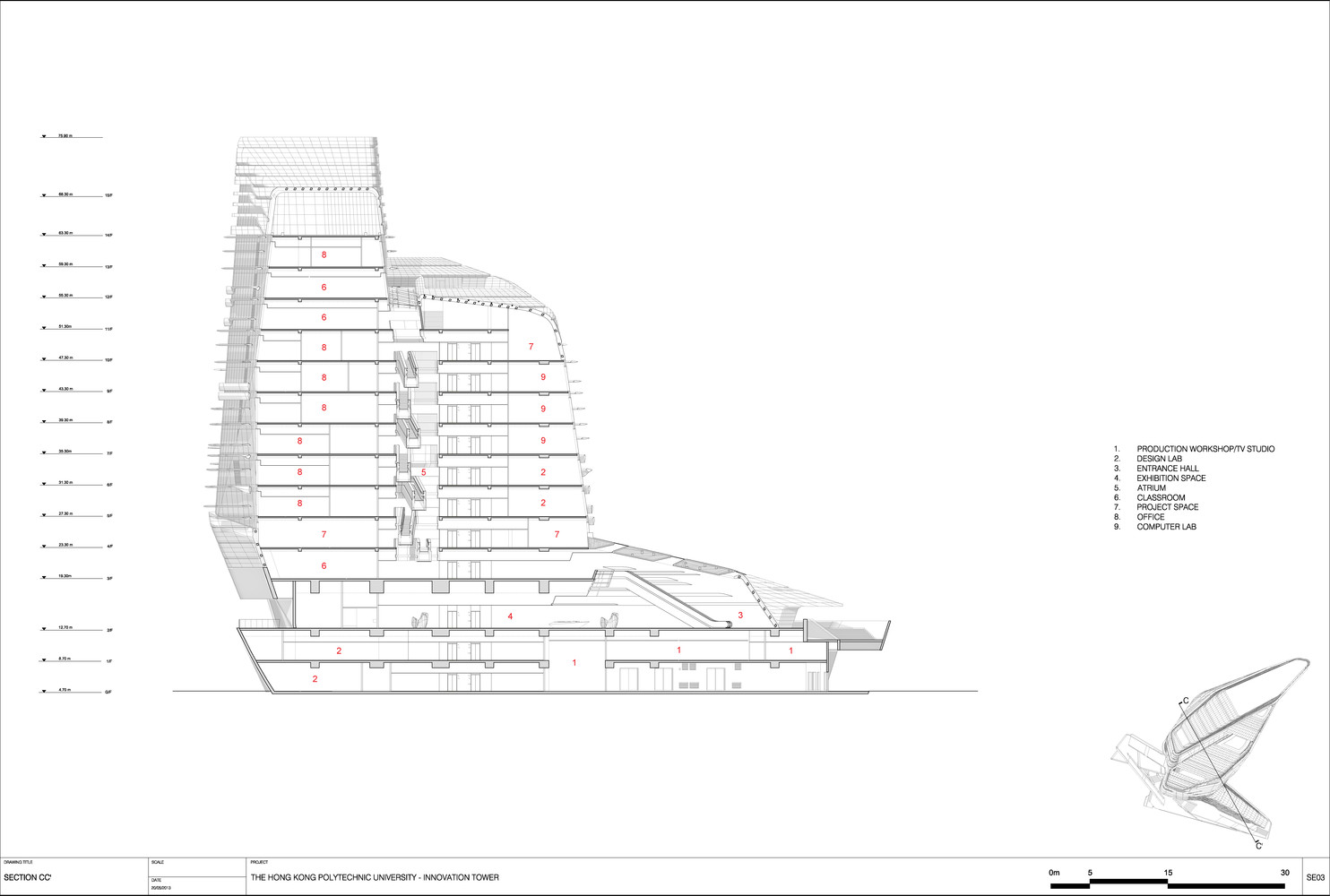 Jockey Club Innovation Tower  Zaha Hadid Architects-90