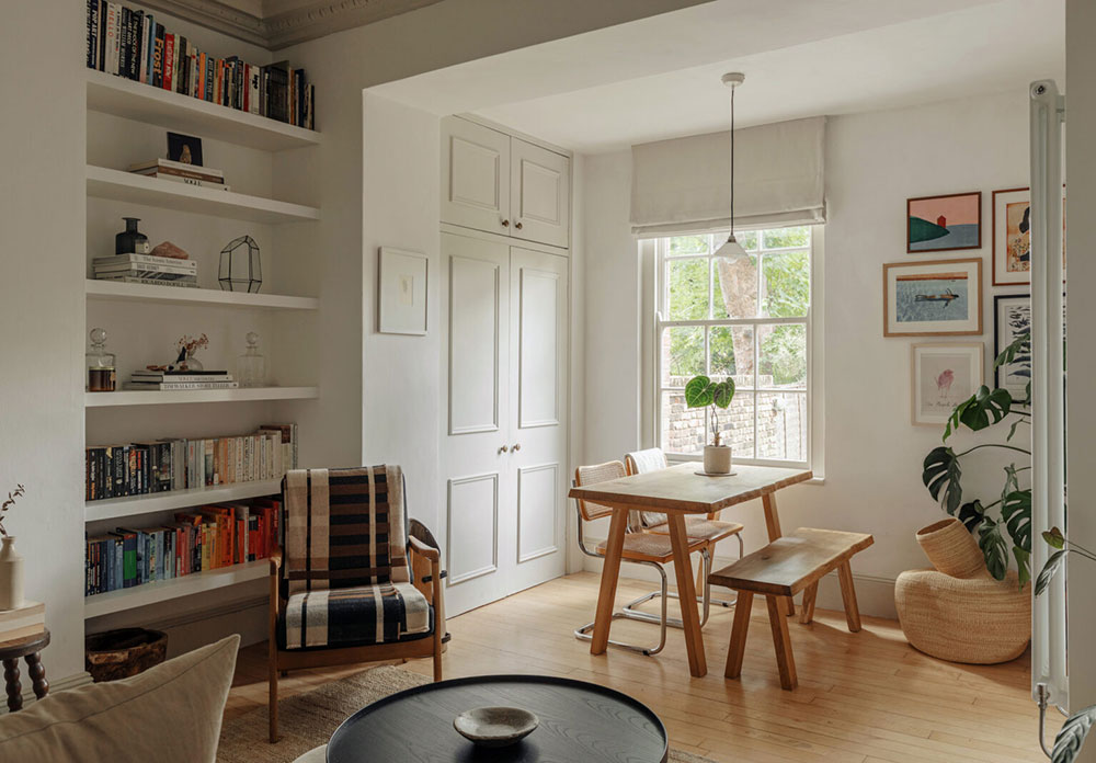 伦敦老式乔治亚联排别墅温馨小公寓-5