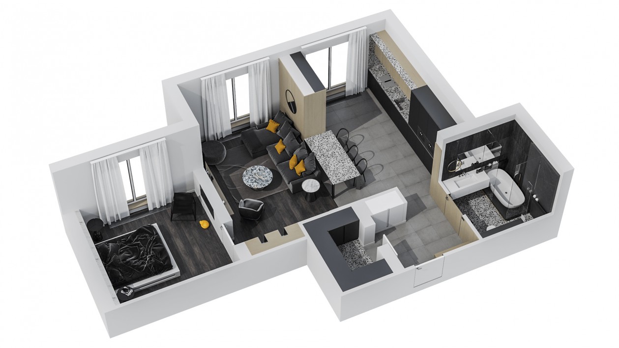 高级灰色系空间设计，既干净又敞亮-23