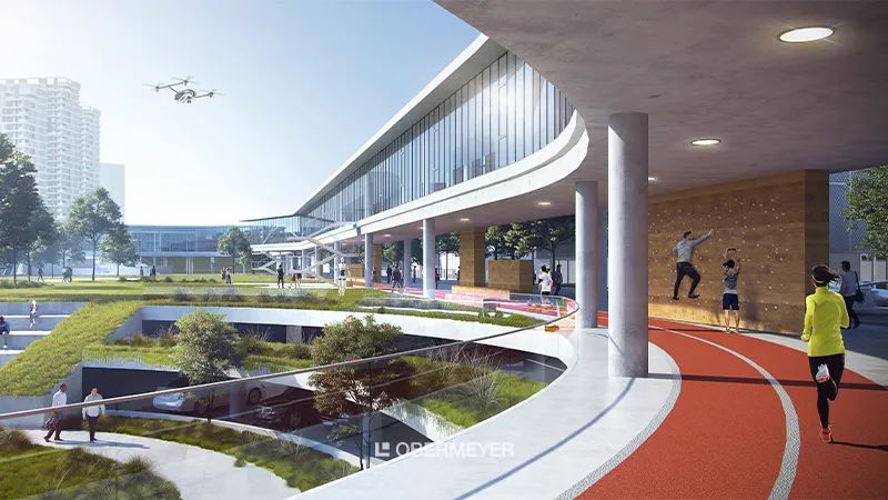 人福药辅绿色生态厂房丨中国湖北丨德国欧博迈亚(OBERMEYER)-17