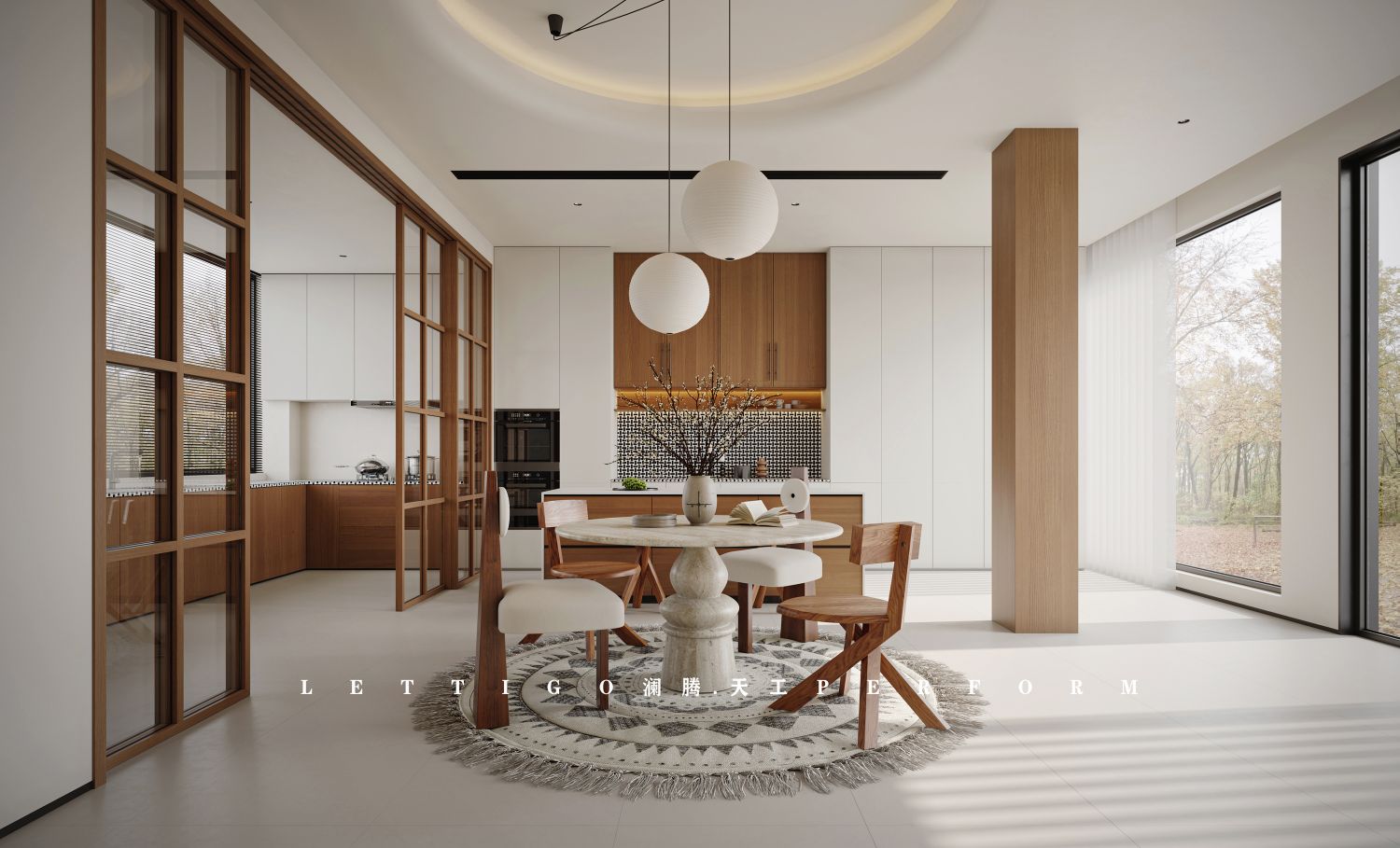 朴实无华的简约原木奶油风格，清浅而纯粹的居心之所-1