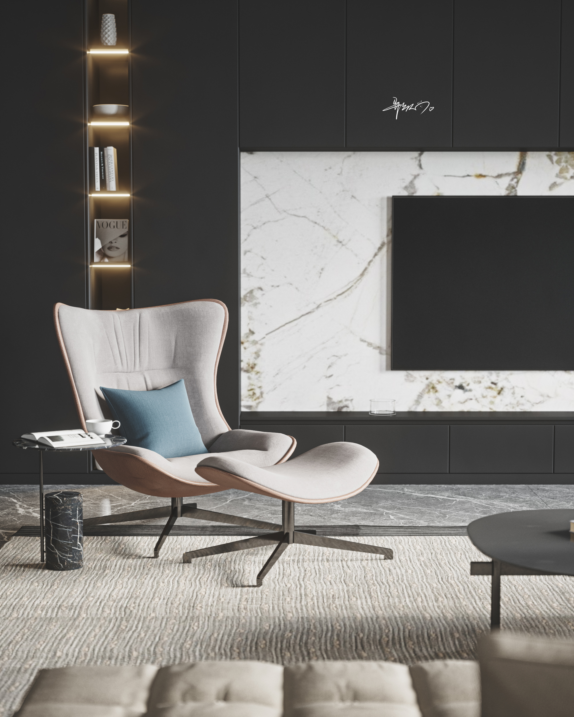 现代北欧风，日常搬砖的空间艺术-9