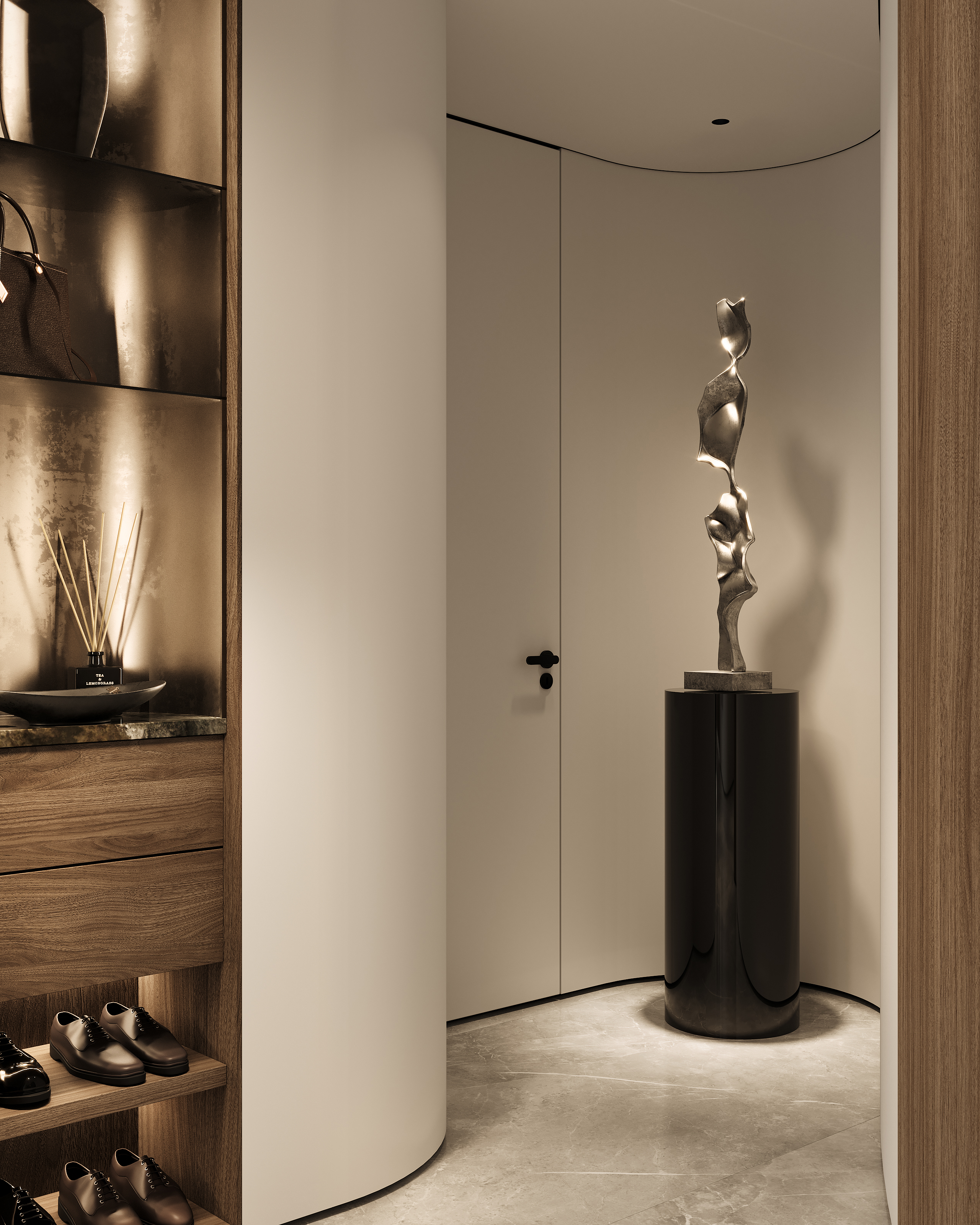 Dubai Marina - Living room & Bedroom-2