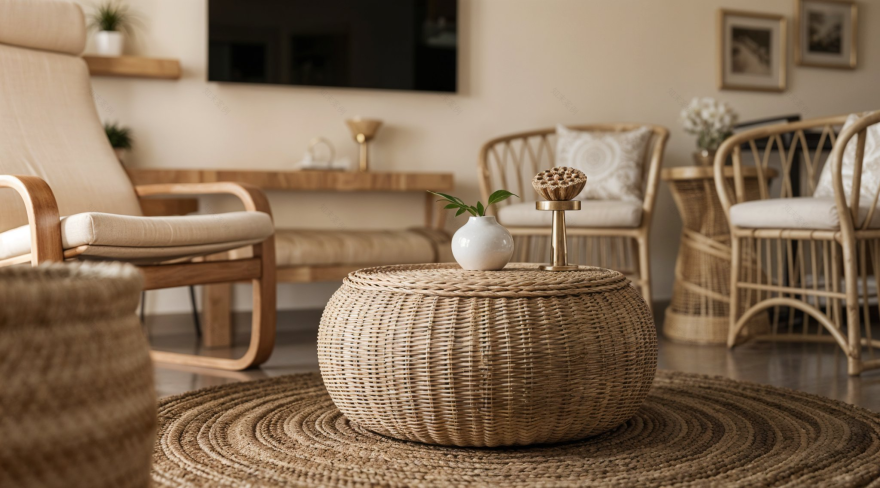 RECEPTION OPEN SPACE JAPANDI BOHO STYLE-12