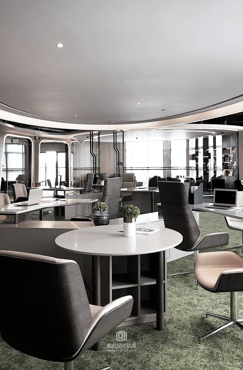 太谷设计 丨 中粮天悦壹号办公展示空间 • 流动的圣节-17