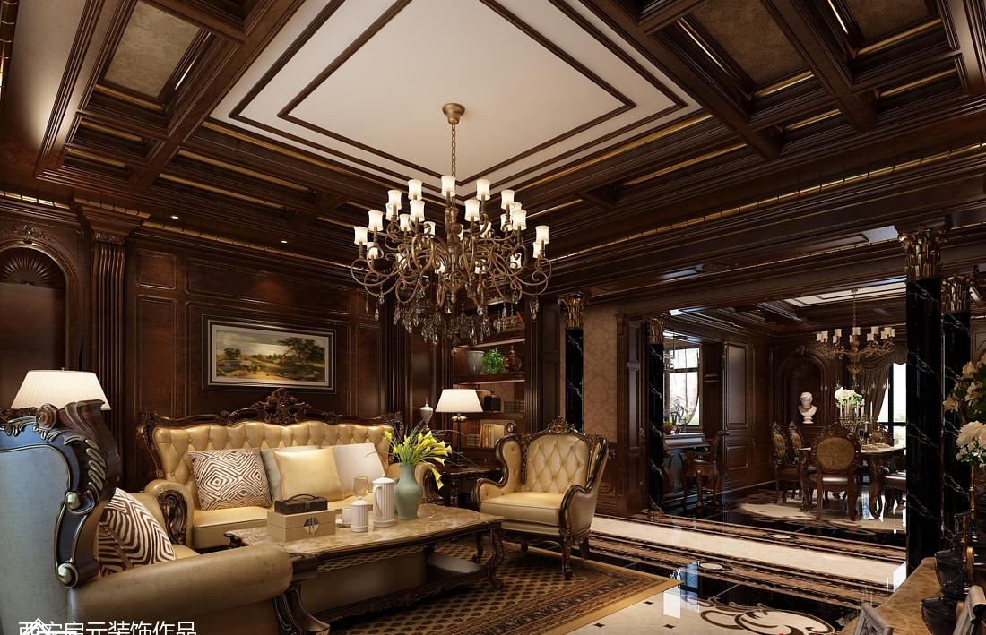 古典欧式风格·底跃·西安启元装饰-0