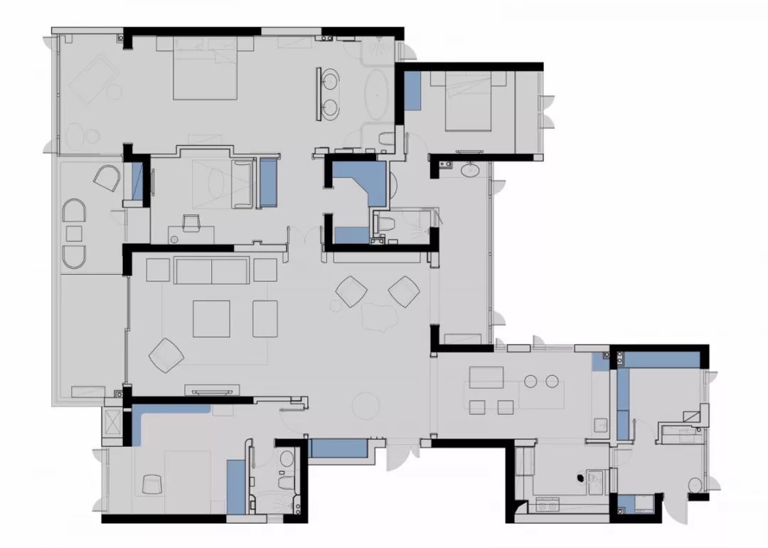 纯水岸东湖·天屿 | 现代法式优雅复古空间-24
