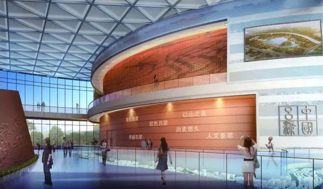 吕梁市展示馆 | 三山环抱,三川环绕的立体城市画卷-26