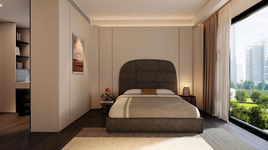 凤栖云庐#1301室样板间方案-18