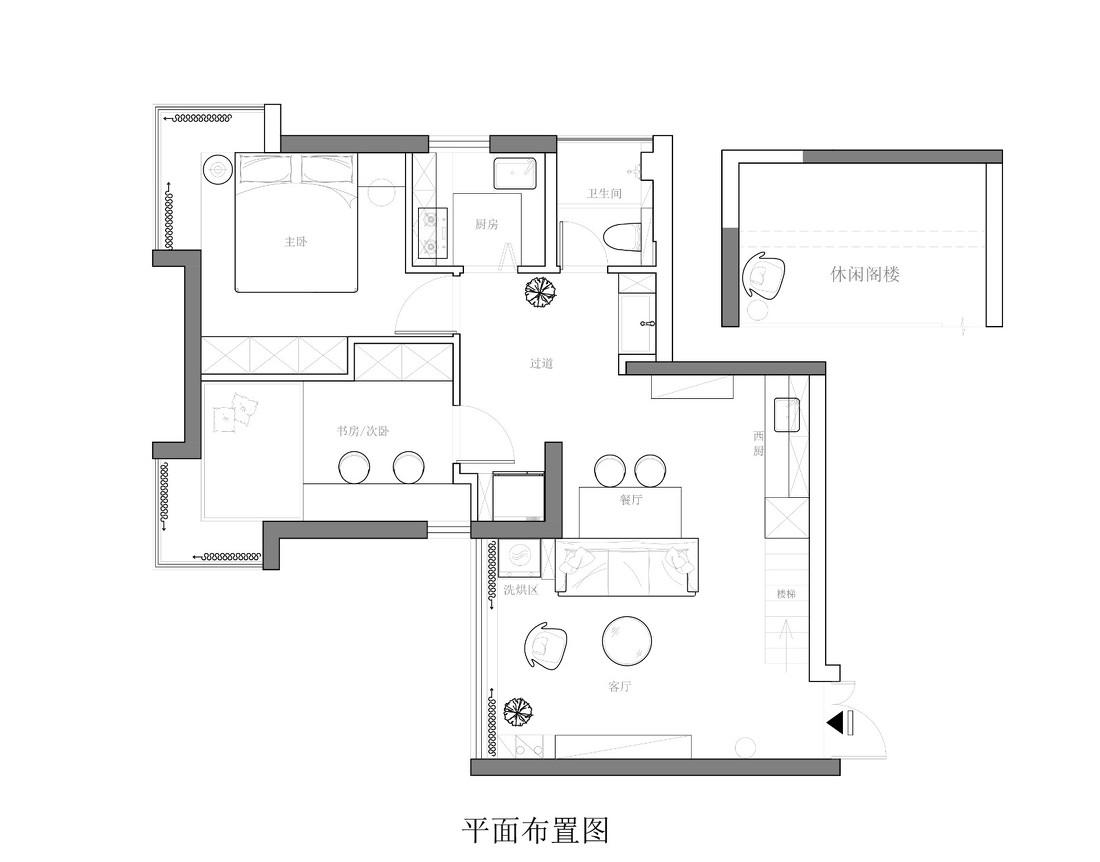 王一樹打造 76㎡中古风理想居所，优化空间动线与收纳-16