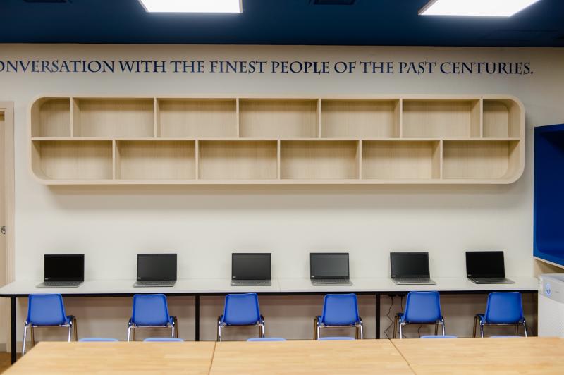 简约风格 210 平英文学苑室内设计-16