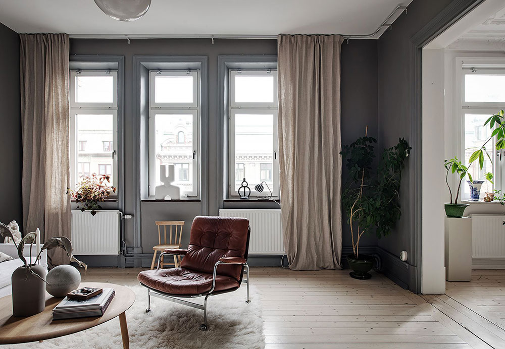 斯德哥尔摩时尚对比风格的美丽公寓-22