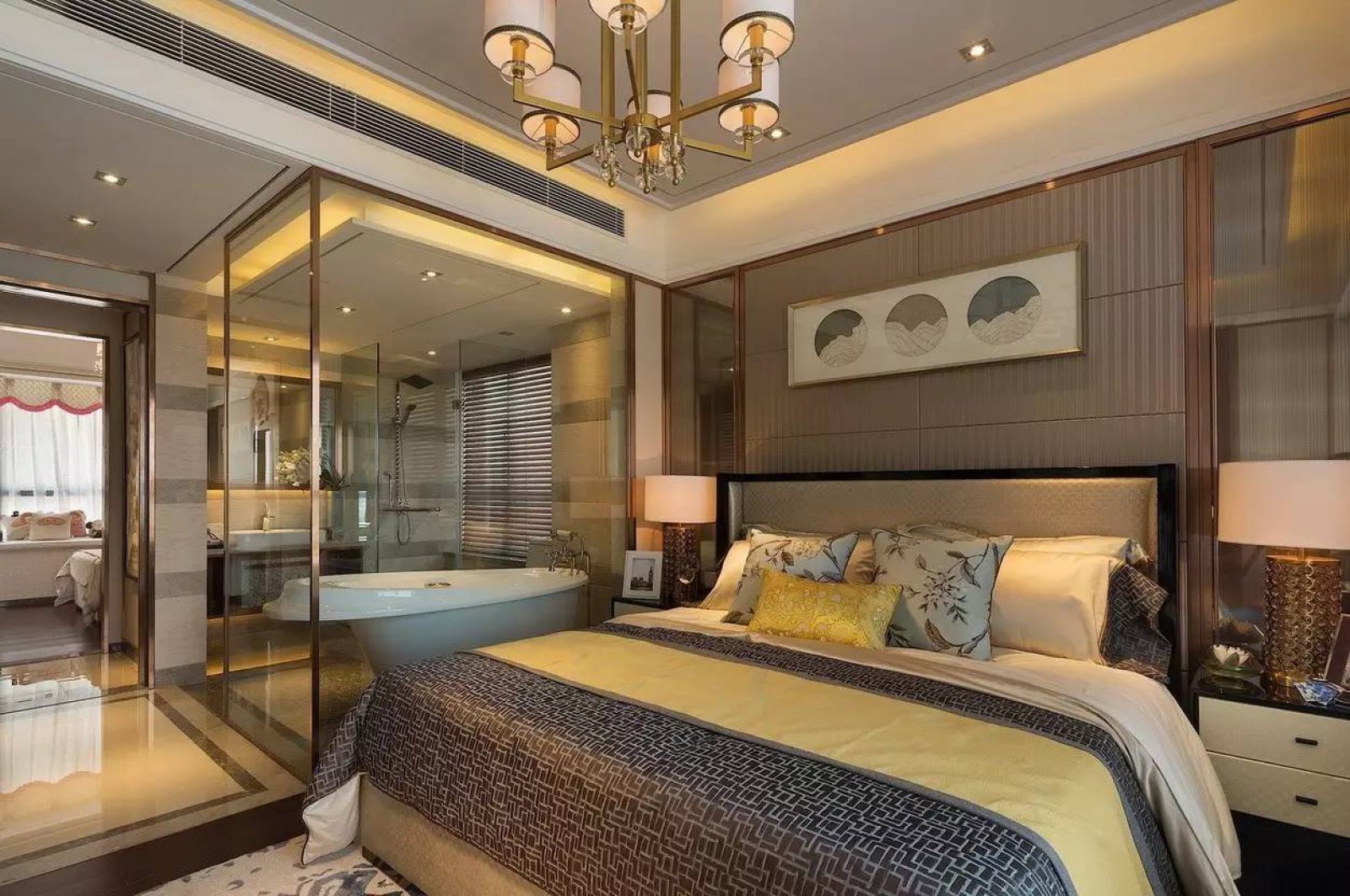 广东惠州中洲集团新中式样板房  逸尚东方-8