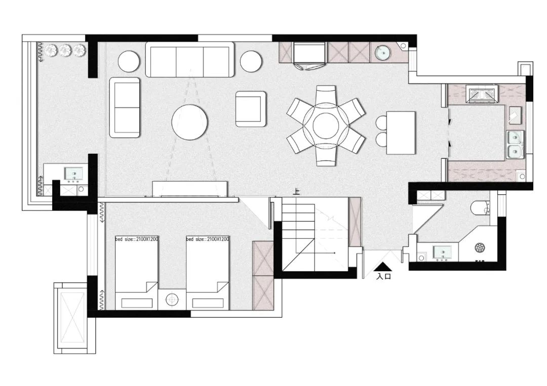 龙湖天钜上叠现代美式别墅丨青马别墅空间设计-32