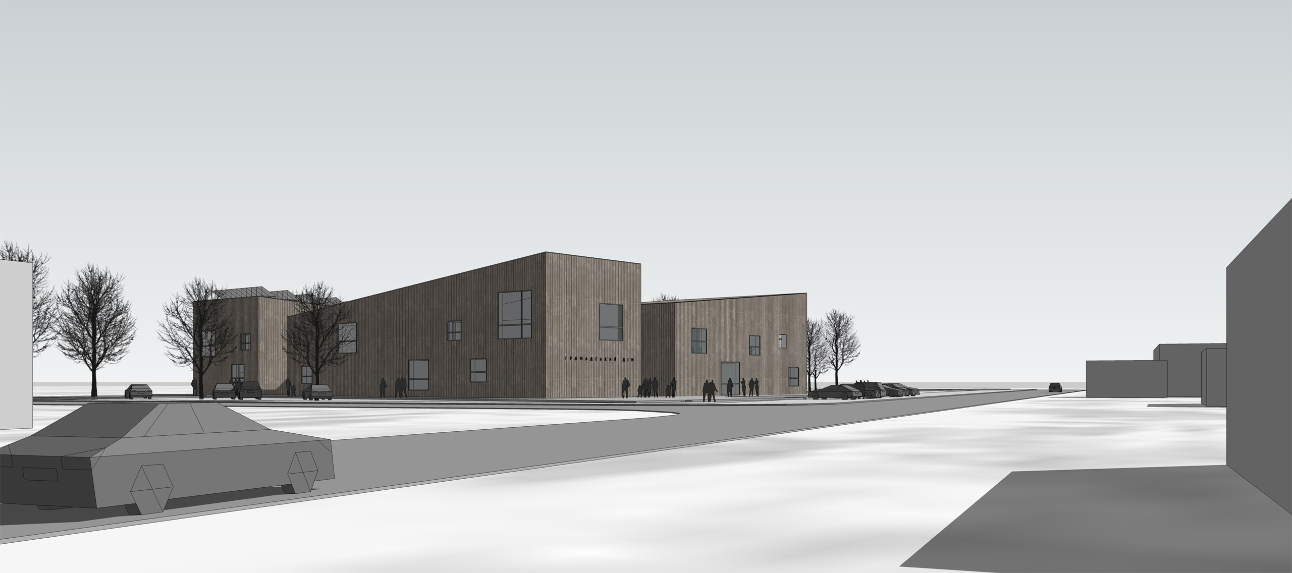 HROMADSKY DIM（社区建筑项目）丨乌克兰丨Yurima Architects-4