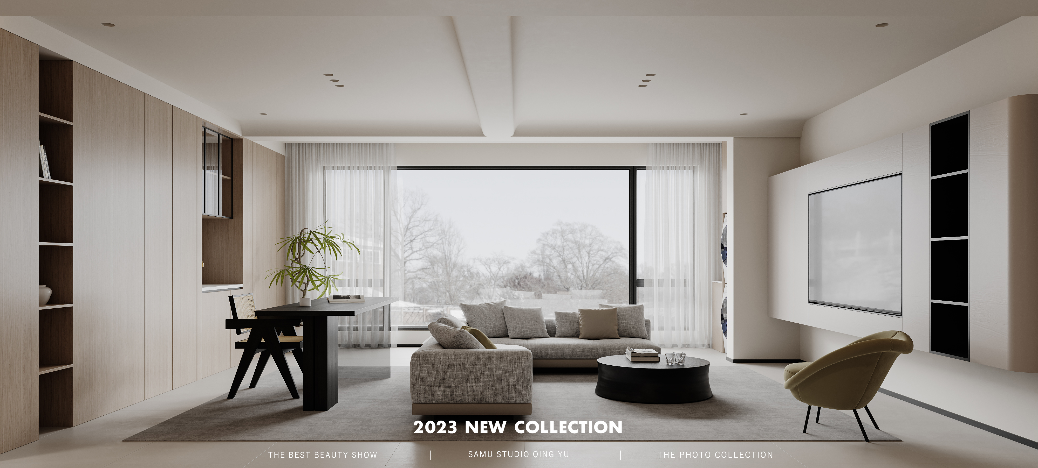 奶油风室内设计案例-10