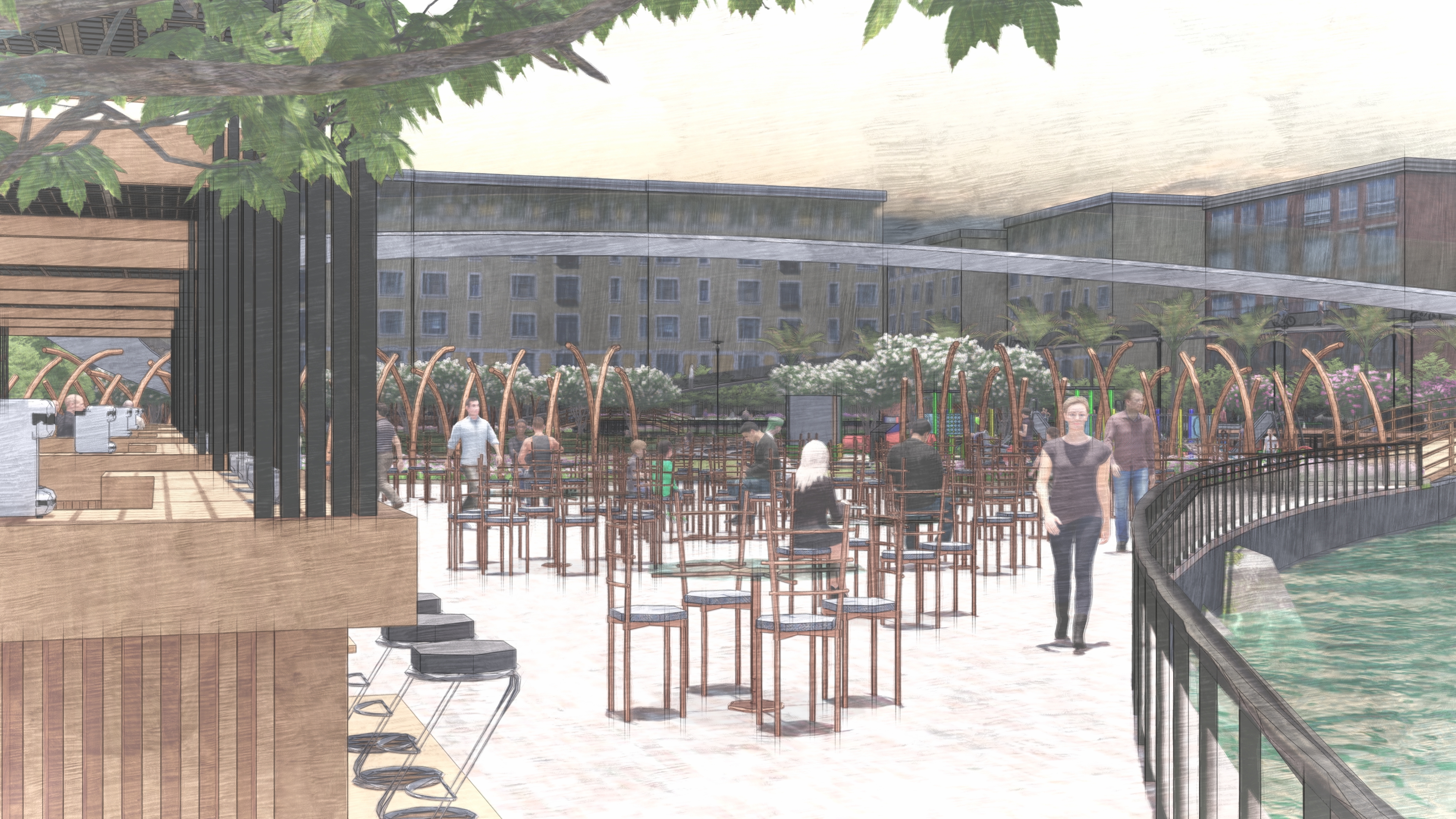 leqaa 广场，景观项目-25