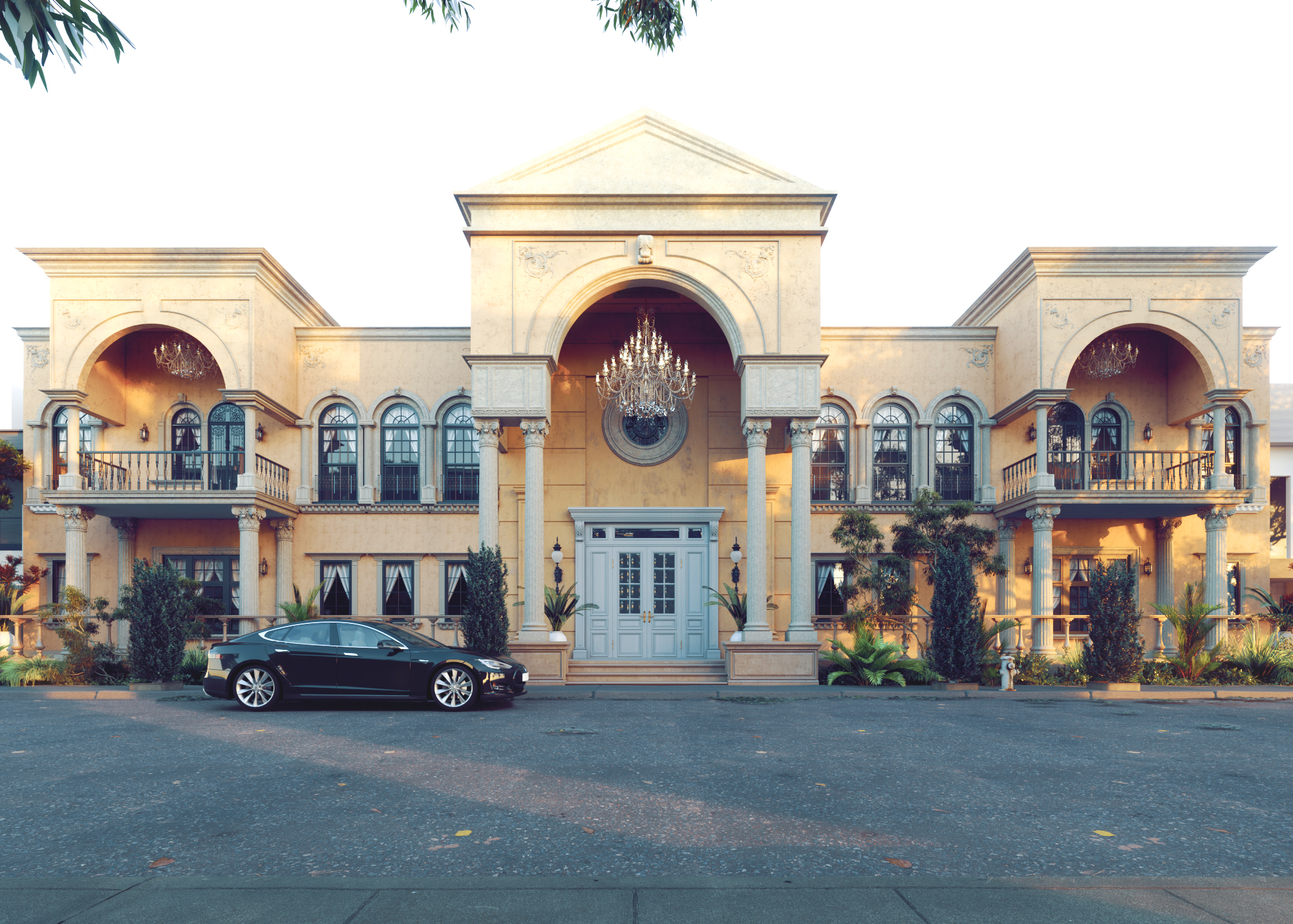 Exterior Archviz - Villa Design-1