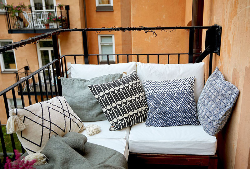 斯德哥尔摩黑白公寓,绿植细节打造舒适空间-22