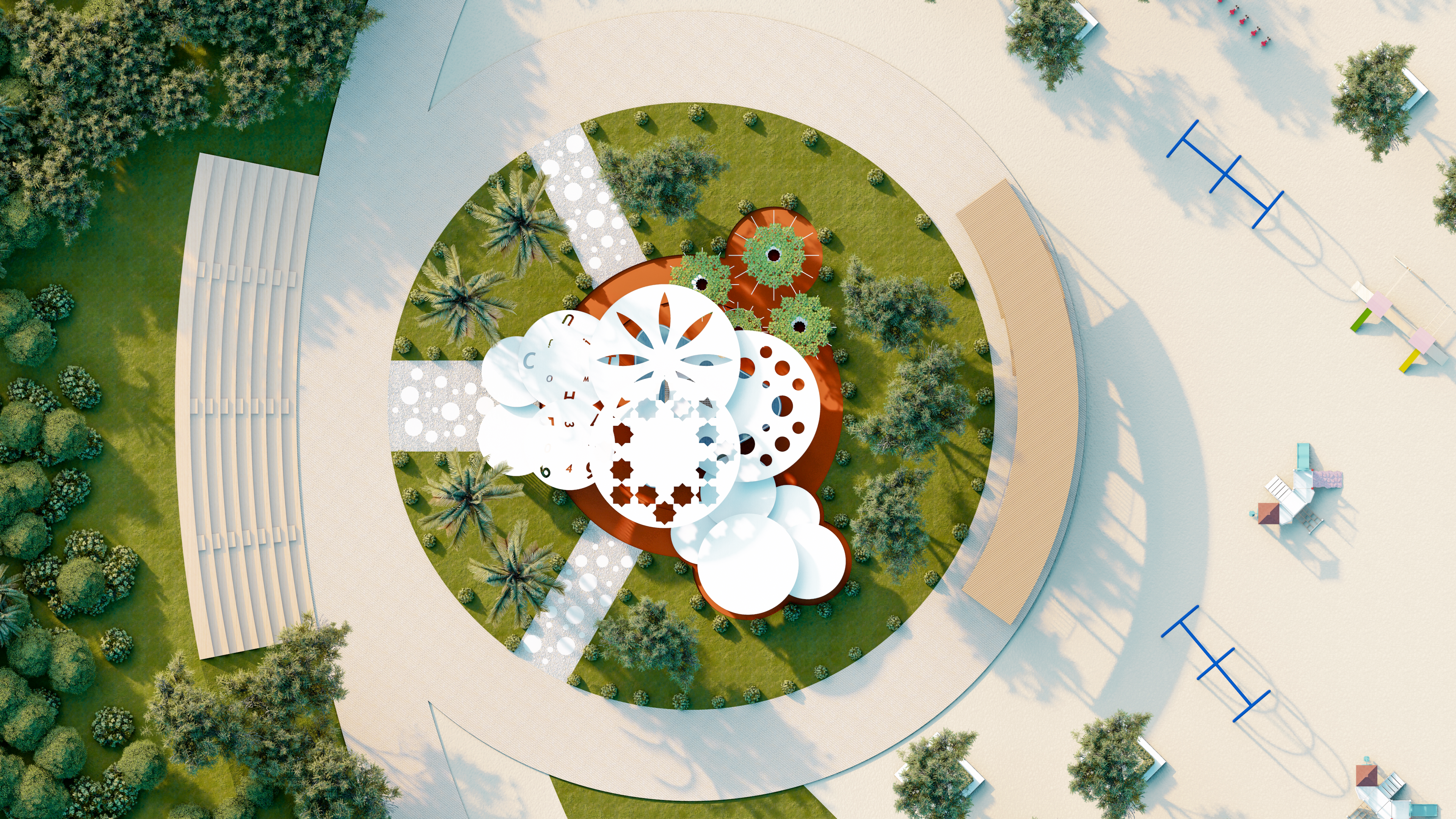 自然游乐场丨埃及开罗丨开罗大学工程学院建筑系-10