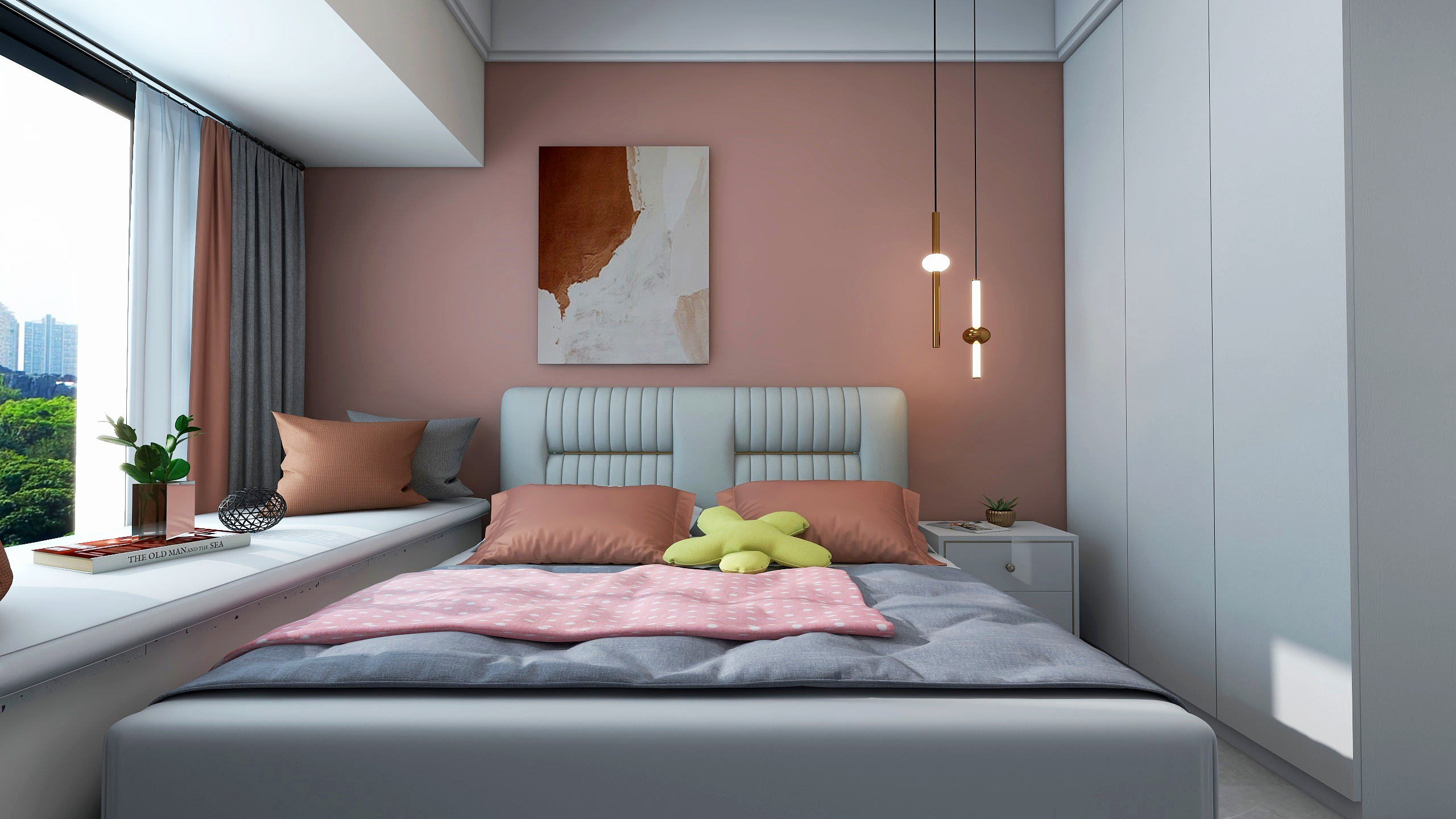 郑州奥体世纪 90 平三房两厅设计丨中国郑州-14