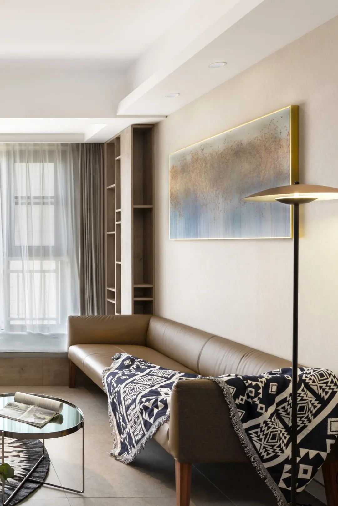 雅盛·城市嘉园 | 现代简约三居室，定制原木柜体构建温暖氛围-26