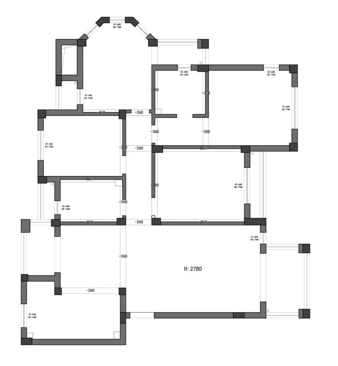 长兴龙山雅苑 170 方北欧风设计丨官方-28