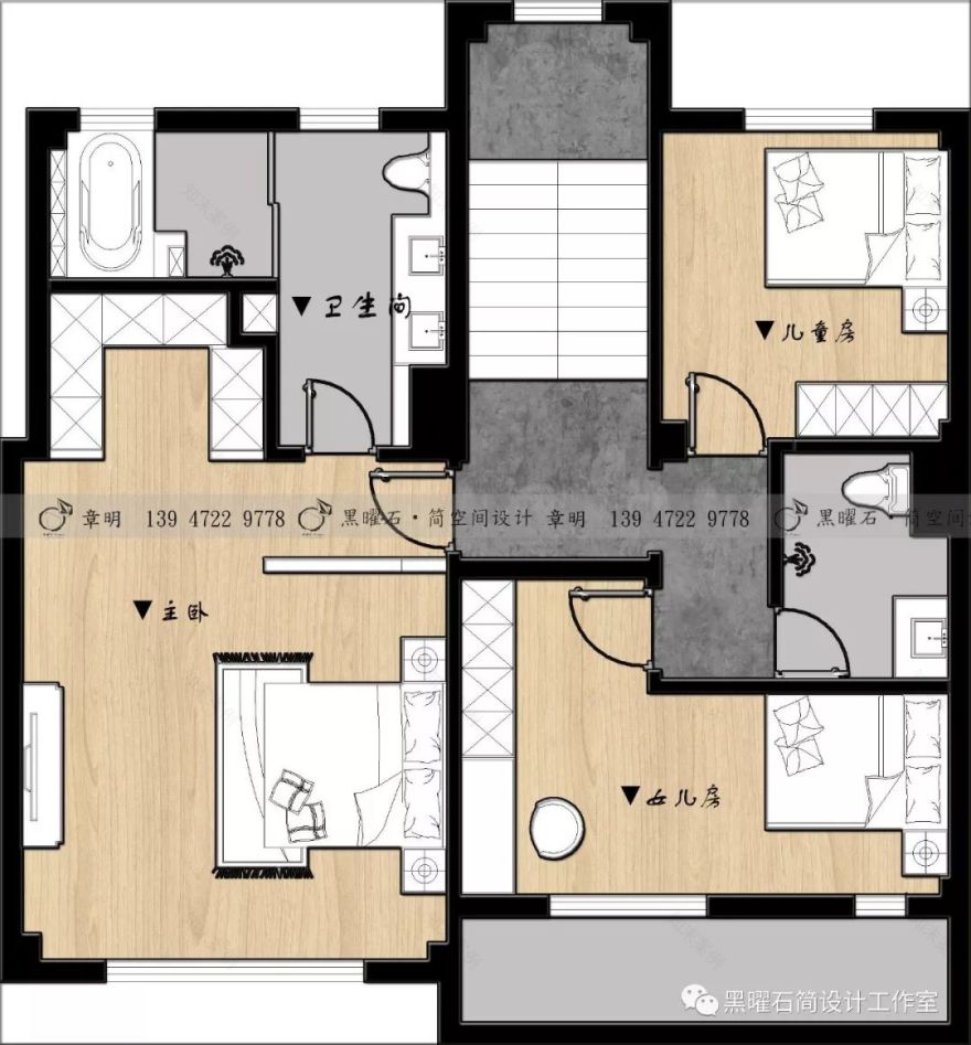 三代同堂共享天伦,美式轻奢幸福之家-12
