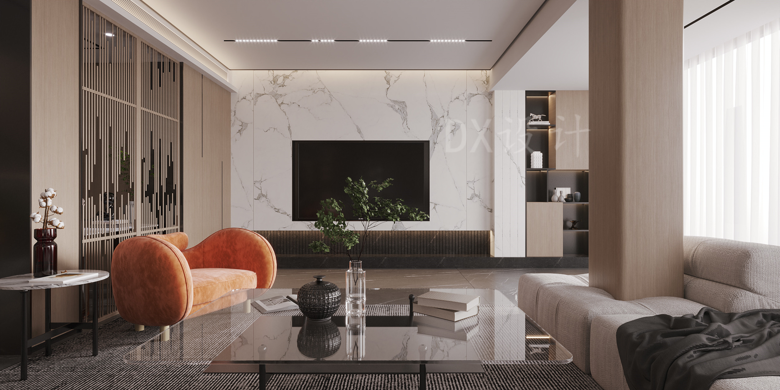 现代轻奢风室内设计-2