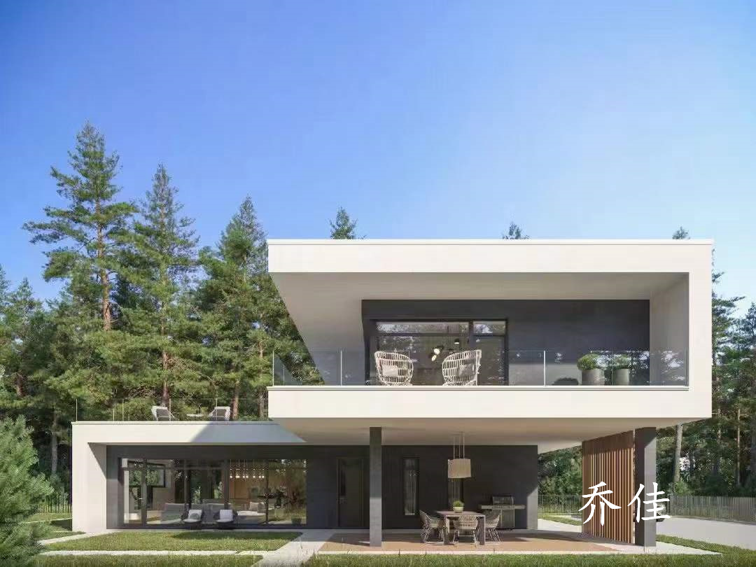 210平简约风自建别墅私宅-5