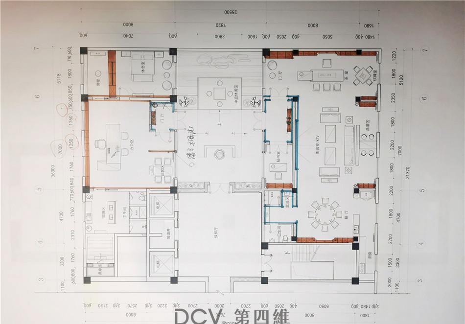 西安-金沙河办公会所室内外装修设计-10