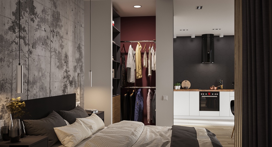 Проект квартиры 40 м. - Архитектурный журнал ADCity-7