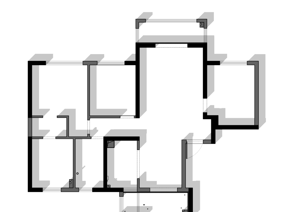 110 平三房原木自然风设计-59