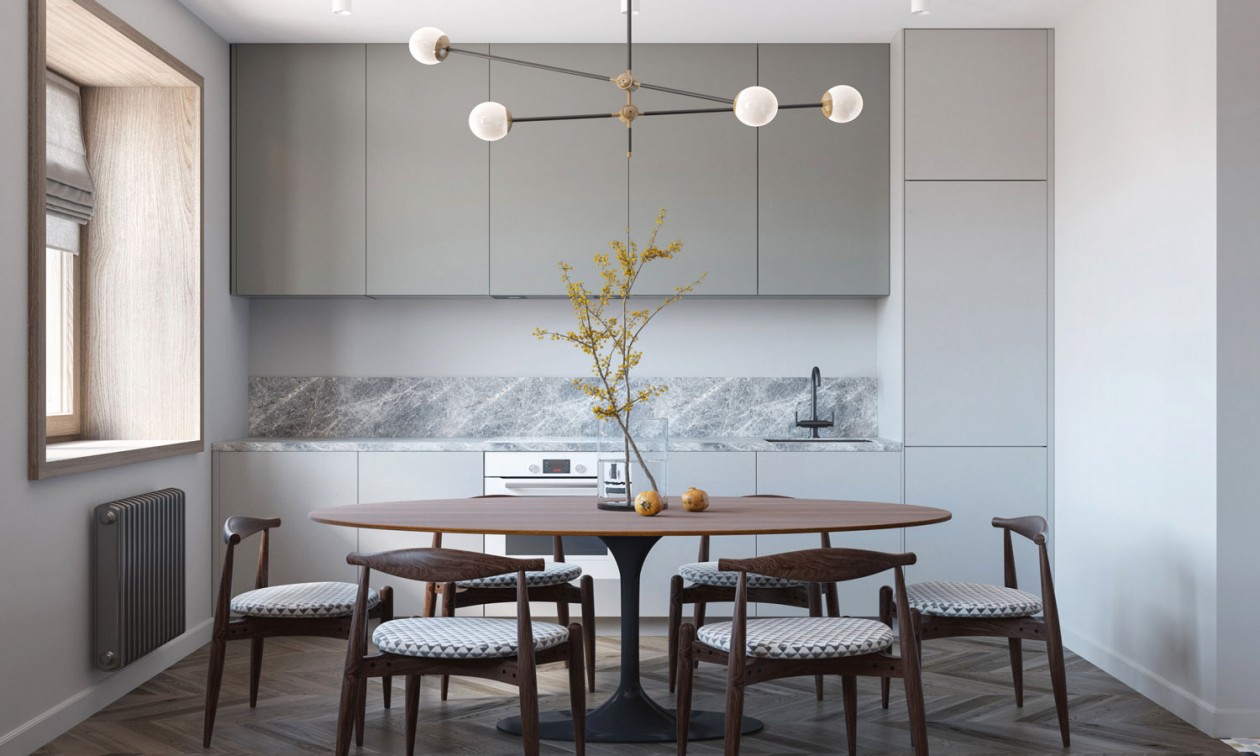 圣彼得堡68㎡小空间设计 既柔软又宁静-6