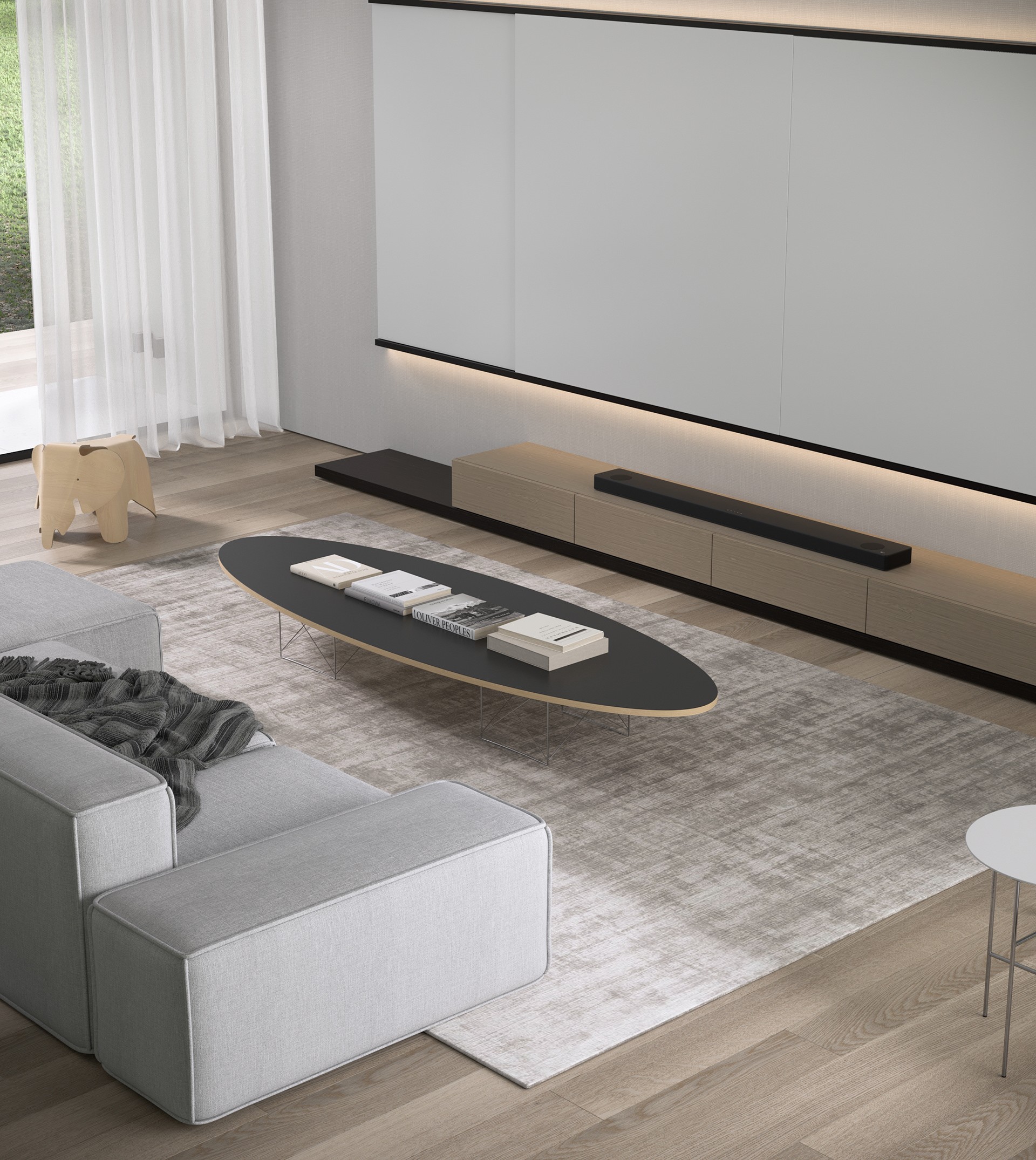 100平 简约一层住宅设计！-6