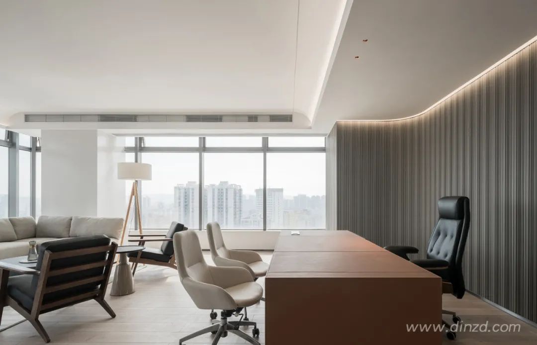 深圳现代办公空间 | 方圆之间，昼夜间流动的时间与空间-31